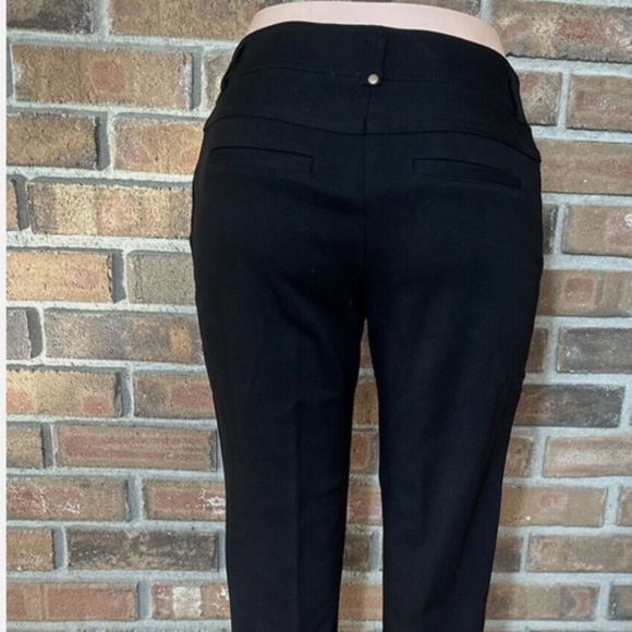 Cache Solid Black Stretch Bootcut Trouser Pants - Picture 9 of 10